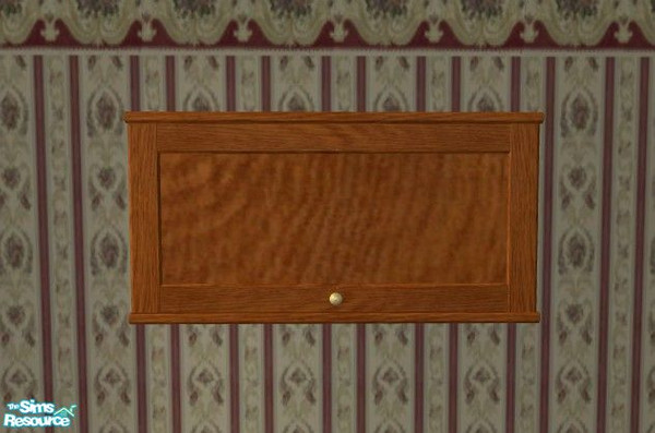 Sims 2 — Louisiana Kitchen -  Upper Cabinet 2 by Riverwillows — Lovely recolor of Caravan Sims Louisiana Kitchen, with