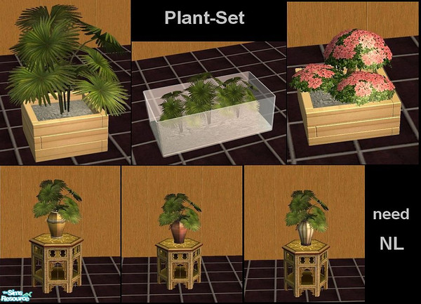 Sims 2 — Plantset by marilu — Bon Voyage-Plants works with NL
