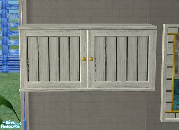 Sims 2 — Louisiana Bathroom - High Cabinet by Riverwillows — Lovely recolor of Caravan Sims Louisiana Bathroom, in rich