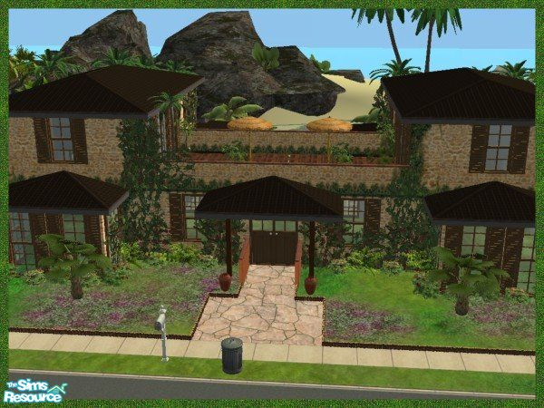 Sims 2 — Seestrasse 2 by SimSylvia40 — thanks Simtomatic for the very nice Windows and mayskaya for the walls.