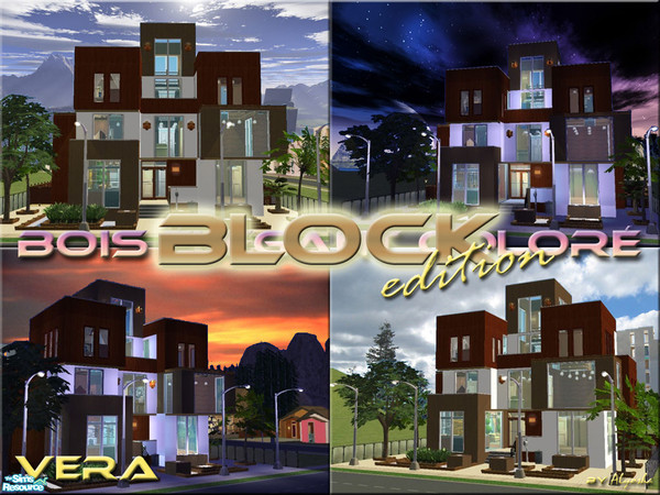 Sims 2 —  by Alyosha — The first in the same series still, but this time, I bring you a BLOCK home edition of it! Welcome