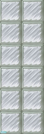 Sims 2 — Block Glass wall Set 1 - Individual Item by lollipop6969 — Clear glass block wall