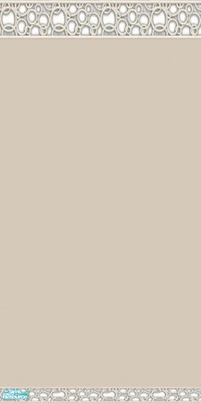 Sims 2 — NK PI Circle Shadow Mldng - Off White by MoMama — Off White paint is topped by a circle-patterned shadow molding