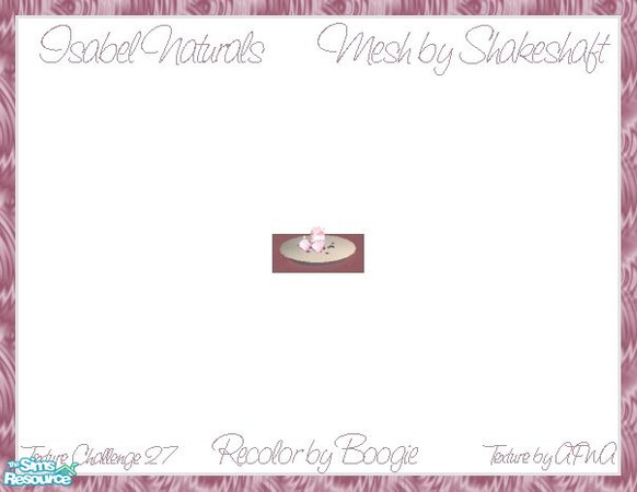 Sims 2 — Isabel Naturals Candels Recolor-TC 27 by boogie woogie — Isabel Naturals Recolor. Mesh by Shakeshaft. Texture is