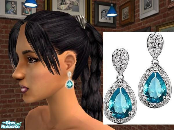 Sims 2 — Teal Diamonds Set by joannejt2003 — 