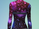 Sims 4 — Full Body Galaxy Tattoo by collowe — This is a tattoo that covers the entire body except for the eyes and hair.