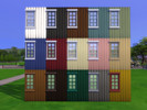 Sims 4 — Icelandic Corrugated Wall by Monaig — Base Game Compatible Maxis Match 15 Swatches Corrugated metal walls