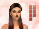 Sims 4 — Titian Blush by nirarin — Blush in 7 colours, each with varying opacity, 15 swatches. Custom thumbnail. Base