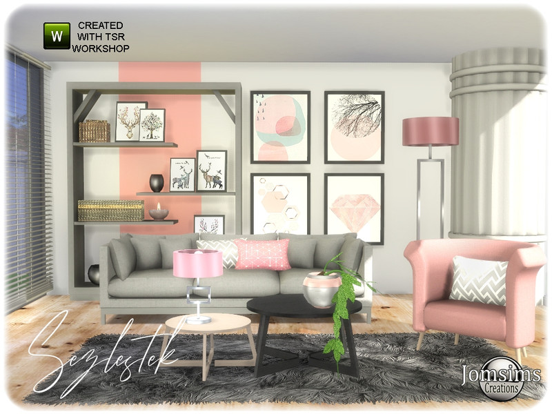 The Sims Resource - sezlestek living room