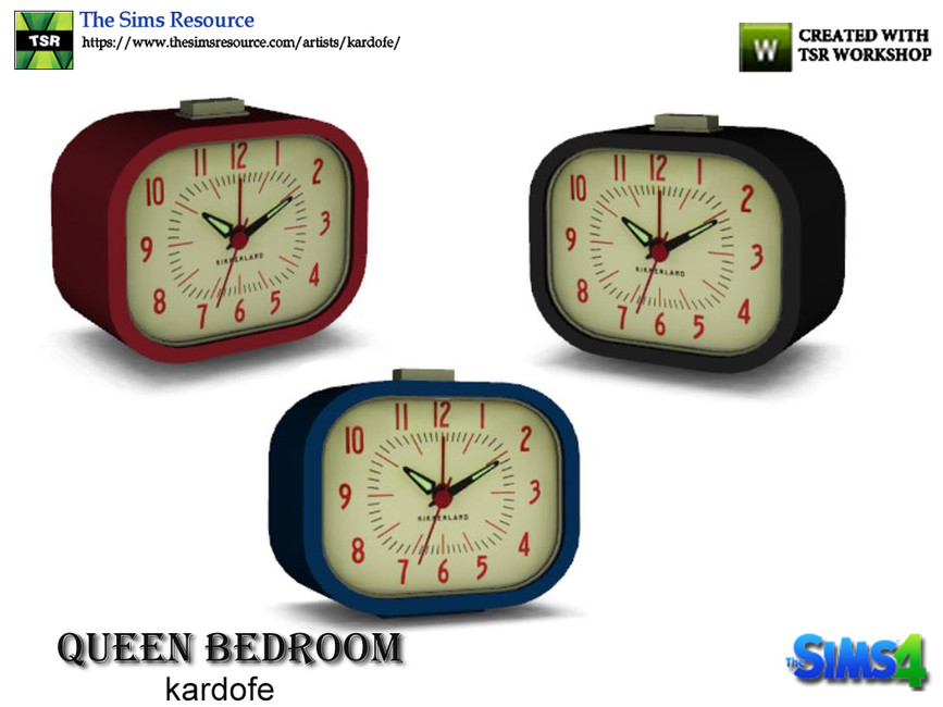 kardofe_Queen Bedroom _Alarm clock