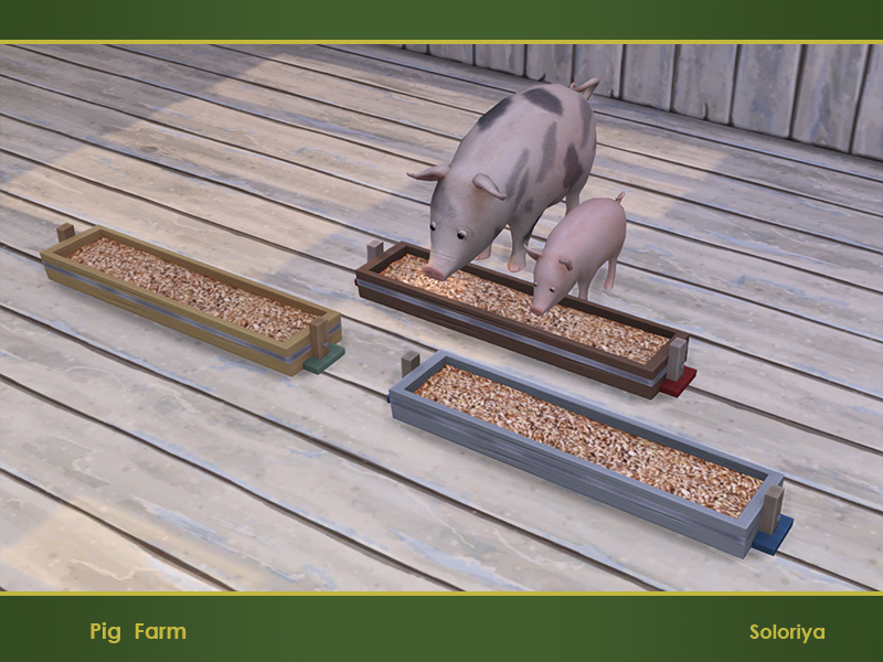 The Sims Resource Pig Farm. Feeder