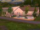Sims 4 — Futuristic Simple Villa by enrico_ef — This house fits perfectly for a household of 7-8 members. It's two