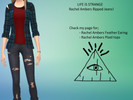 Sims 4 — Life is Strange: Rachel Ambers Ripped Jeans -Backyard needed by PandaMea — If you enjoy, please leave a comment!