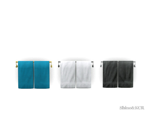 Sims 4 — Bathroom Classy - Towel Bar by ShinoKCR — Classic Bathroom Furniture - remade for Sims4 by Request find it in