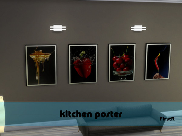 Sims 4 — Kitchen Paintings by FirstR2 — Nice Kitchen Paintings