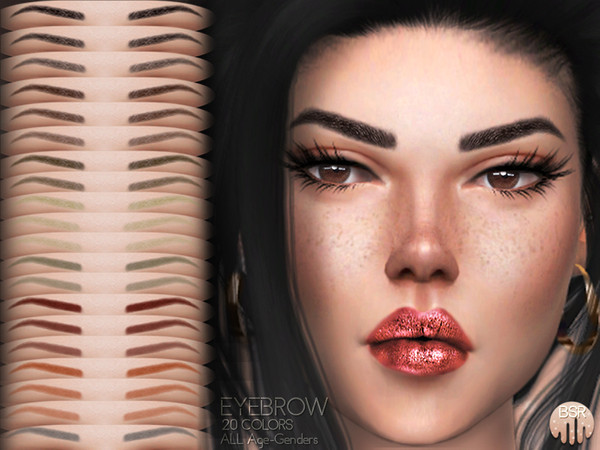 The Sims Resource - Eyebrow BW03