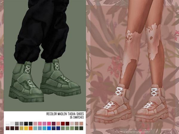 Sims 4 — helgatisha Recolor Madlen Tasha Shoes - mesh needed by HelgaTisha — 35 swatches You NEED to download the mesh