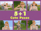 Sims 4 — 5+1Cute Poses by mucilatospackage — 5+1 Cute poses 5 Cute poses for selfies + 1 swag pose For selfie lovers 