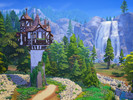 Sims 4 — Rapunzel's Towers by kaibellvert2 — Fairytale tower in the middle of the forest where your sims can pretend to