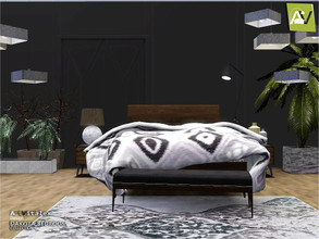 Sims 3 — Dakota Bedroom by ArtVitalex — - Dakota Bedroom - ArtVitalex@TSR, Jan 2019 - All objects are recolorable -