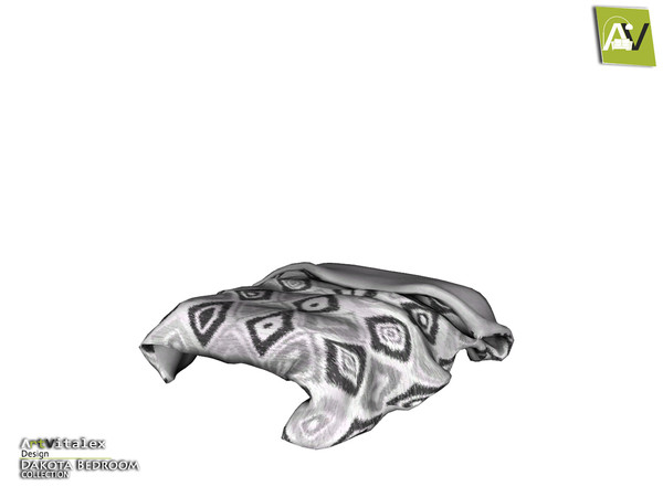 Sims 3 — Dakota Bed Blanket by ArtVitalex — - Dakota Bed Blanket - ArtVitalex@TSR, Feb 2019