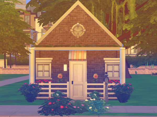 Sims 4 — Thimble's Alley (5X5 Starter Home) by LauFeia — Cute and affordable 5x5 starter home for all your sims needs.