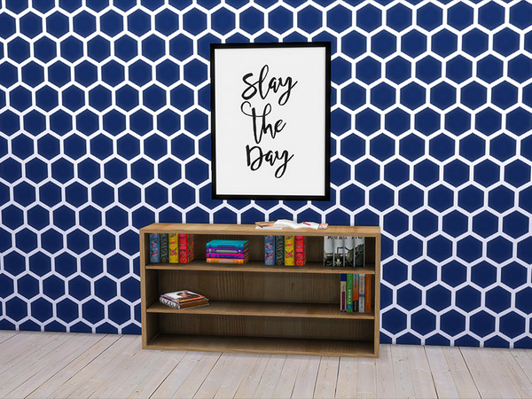 Sims 4 — Victor Wall 1  by modelsims4 — Victor Wall - 10 swatches - Made with Sims4Studio and Adobe Photoshop - All wall