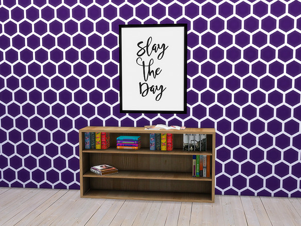 Sims 4 — Victor Wall 4 by modelsims4 — Victor Wall - 10 swatches - Made with Sims4Studio and Adobe Photoshop - All wall