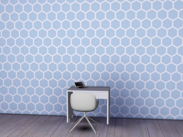 Sims 4 — Victor Wall Pastel 2 by modelsims4 — Victor Wall Pastel - 10 swatches - Made with Sims4Studio and Adobe