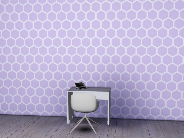 Sims 4 — Victor Wall Pastel 3 by modelsims4 — Victor Wall Pastel - 10 swatches - Made with Sims4Studio and Adobe