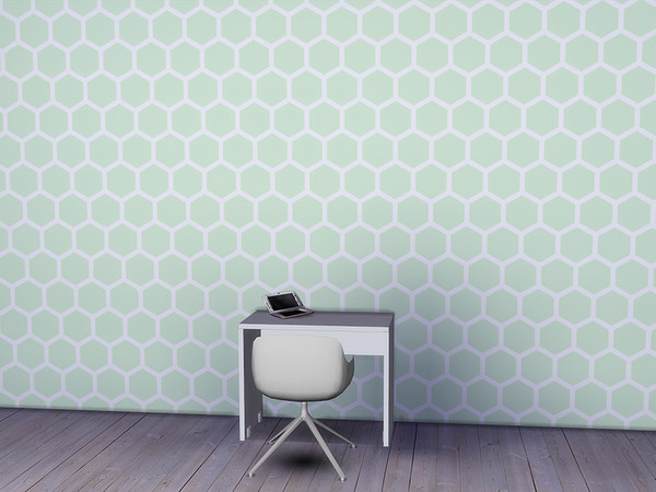 Sims 4 — Victor Wall Paster 4 by modelsims4 — Victor Wall Pastel - 10 swatches - Made with Sims4Studio and Adobe