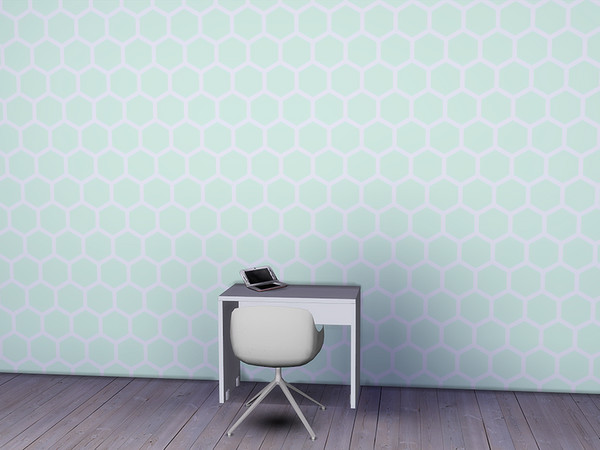 Sims 4 — Victor Wall Pastel 6 by modelsims4 — Victor Wall Pastel - 10 swatches - Made with Sims4Studio and Adobe