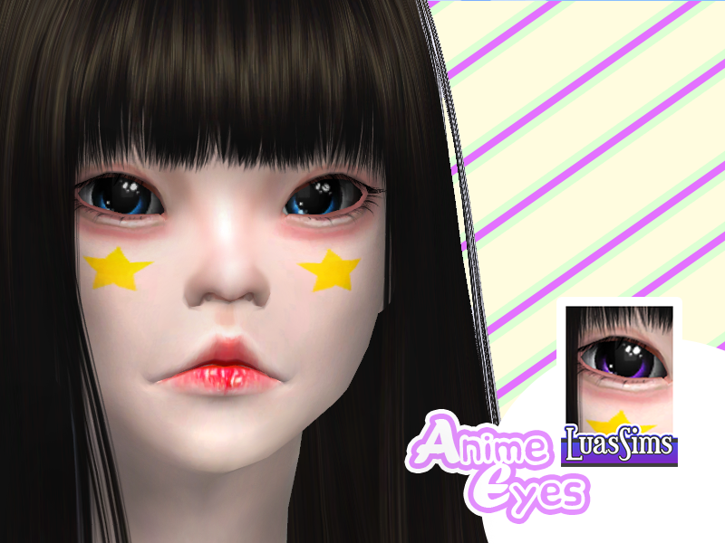 The Sims Resource - Anime Eyes (Eyes 004)