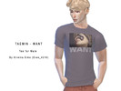 Sims 4 — K-Pop Taemin WANT Tee for Male by Kireina_Sims2 — K-Pop Taemin WANT Tee for Male 