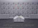 Sims 4 — GentleBooks Wallpaper Recolor by Beatrice_e — Final recolor for today :o) Furniture: Peacemakers Annabel Bedroom