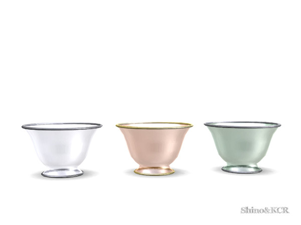 Sims 4 — Dining Classy - Salat Bowl by ShinoKCR — additional Set for the Classy Series in Clutter