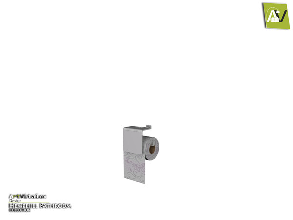 Sims 4 — Hemphill Toilet Paper Holder by ArtVitalex — - Hemphill Toilet Paper Holder - ArtVitalex@TSR, Feb 2019
