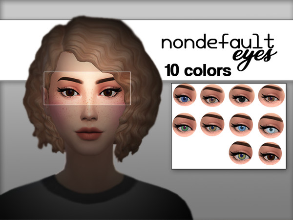 Sims 4 — Nondefault Eyes (10 Natural Colors) by simscornertsr — Fanpage: www.facebook.com/yoursimscorner/ 
