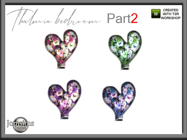 Sims 4 — Thalmia bedroom part2 deco heart frame for table big by jomsims — Thalmia bedroom part2 deco heart frame for