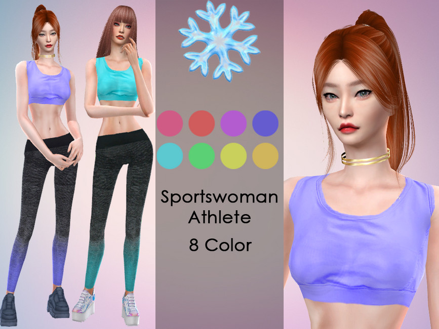 The Sims Resource LMCS Sportswoman Athlete