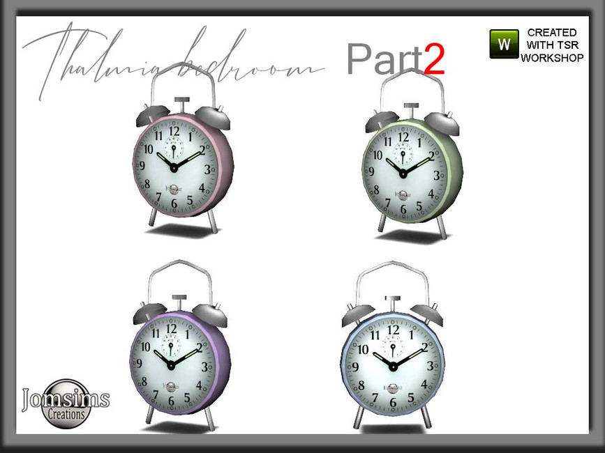 The Sims Resource Thalmia bedroom part2 deco Clock
