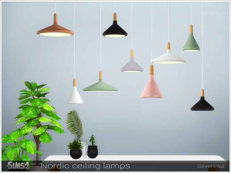 Øjeblik Udpakning Knogle The Sims Resource - Nordic ceiling lamps