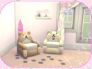 Sims 4 — Rilakkuma Chair [Base Game Recolor] by HimeAiki — Base Game Mesh