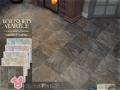 Sims 4 — Polished Marble Collage Floor by LaPink — Five Colors Full texture and Glow effect Enjoy it