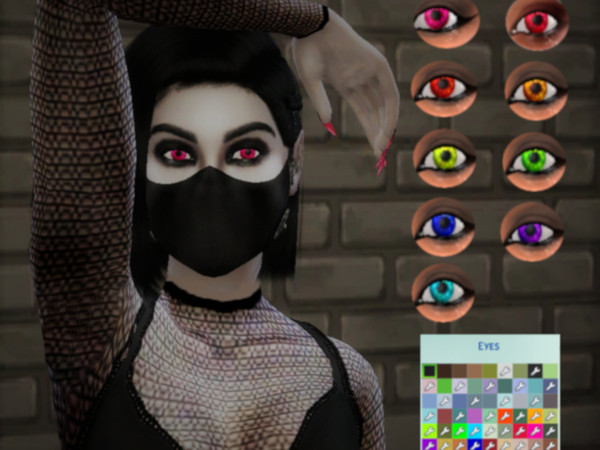 Sims 4 — Intense Eye Colors (TheInsaneHippie) by TheInsaneHippie — This is an eye color, not an eye contact. So they can