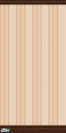 Sims 2 — His First Place -  Tan Stripes  by TSR Archive — Tan striped wallpaper will look great in your kitchen, or any