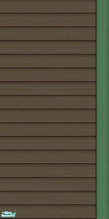 Sims 2 — Brown & Green Siding Part 1 - Wall by karlik-nos — Brown and green horizontal paneling for the exterior.