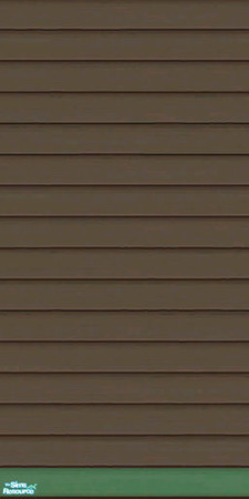 Sims 2 — Brown & Green Siding Part 1 - Wall by karlik-nos — Brown and green horizontal paneling for the exterior.
