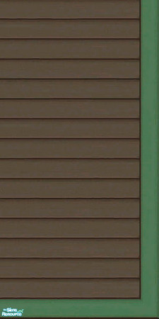 Sims 2 — Brown & Green Siding Part 1 - Wall by karlik-nos — Brown and green horizontal paneling for the exterior.