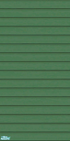 Sims 2 — Brown & Green Siding Part 1 - Wall by karlik-nos — Green horizontal paneling for the exterior.